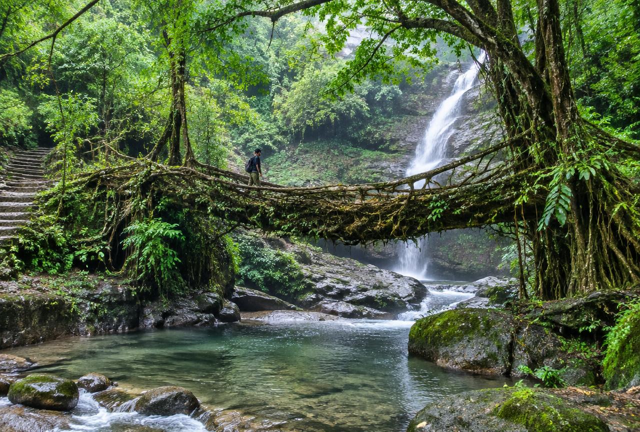 Meghalaya Wonders — Shillong, Cherrapunji, Dawki, Mawlynnong